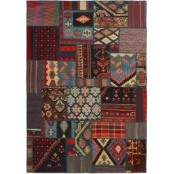 tappeto persia vintage patchwork cm 141x202