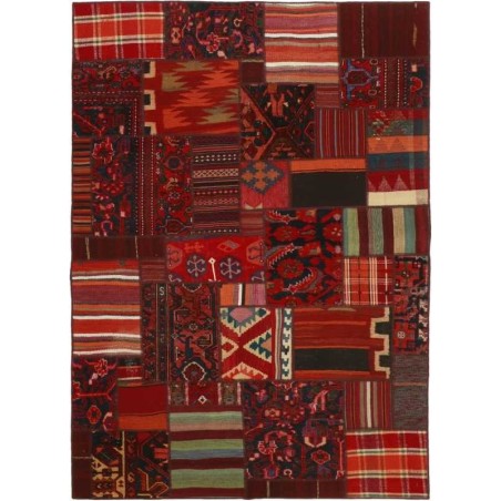 tappeto persia vintage patchwork cm 141x202