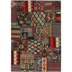 tappeto persia vintage patchwork cm 141x202