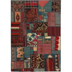 tappeto persia vintage patchwork cm 141x201
