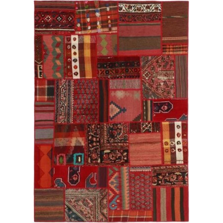 tappeto persia vintage patchwork cm 141x201