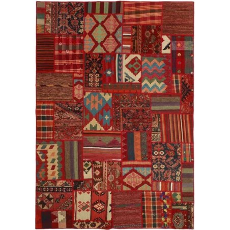 tappeto persia vintage patchwork cm 161x232