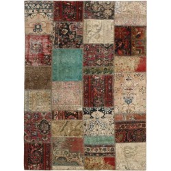 tappeto persia vintage patchwork cm 165x233
