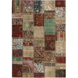 tappeto persia vintage patchwork cm 164x233