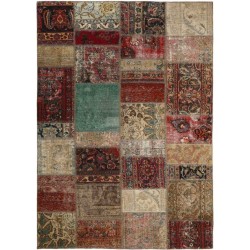 tappeto persia vintage patchwork cm 165x233