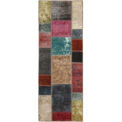 tappeto persia vintage patchwork cm 70x200