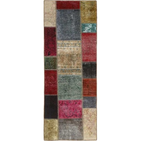 tappeto persia vintage patchwork cm 72x200