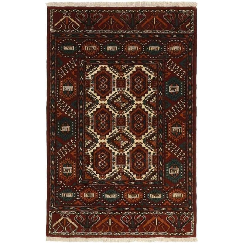 tappeto persia torkaman fine cm 82x126 