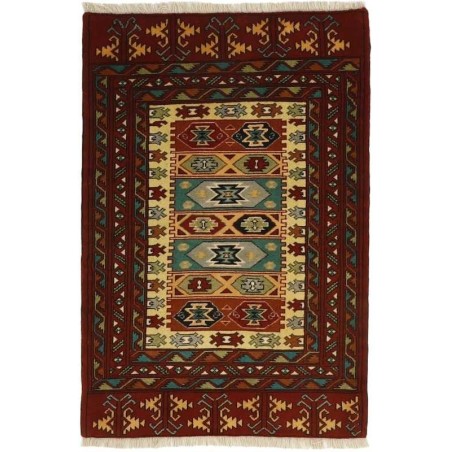 tappeto persia torkaman fine cm 84x123 