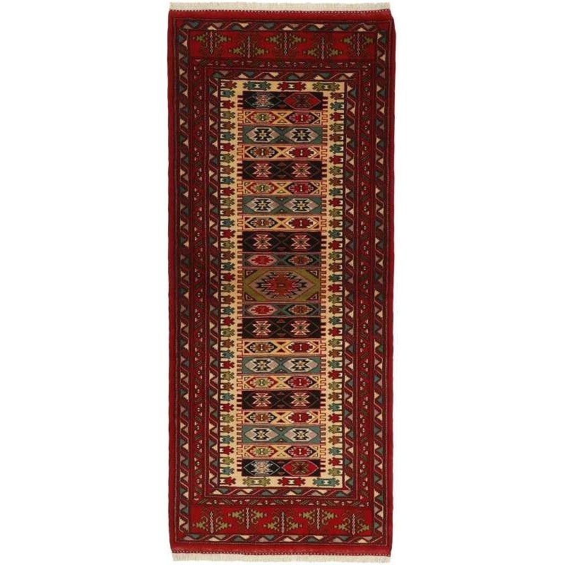 tappeto persia torkaman fine cm 87x210 