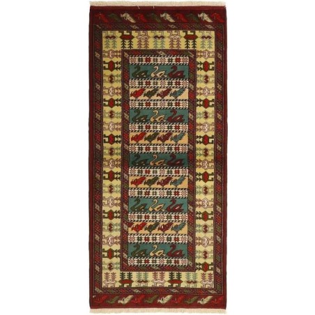 tappeto persia torkaman fine cm 85x183 