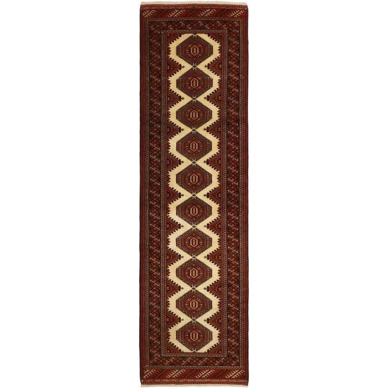 tappeto persia torkaman fine cm 84x288 