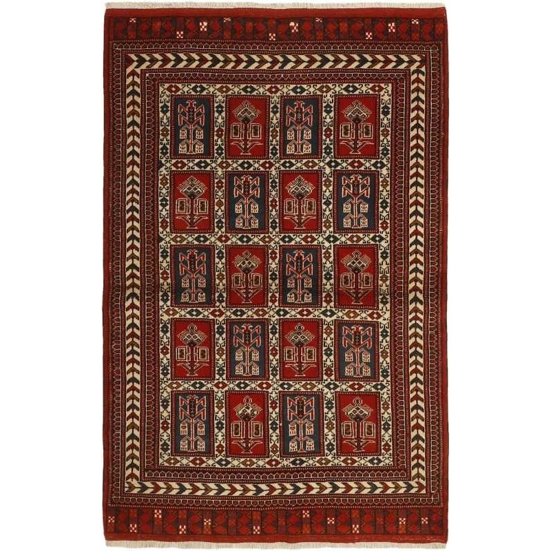 tappeto persia torkaman fine cm 104x157 