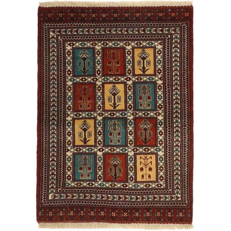 tappeto persia torkaman fine cm 86x124 