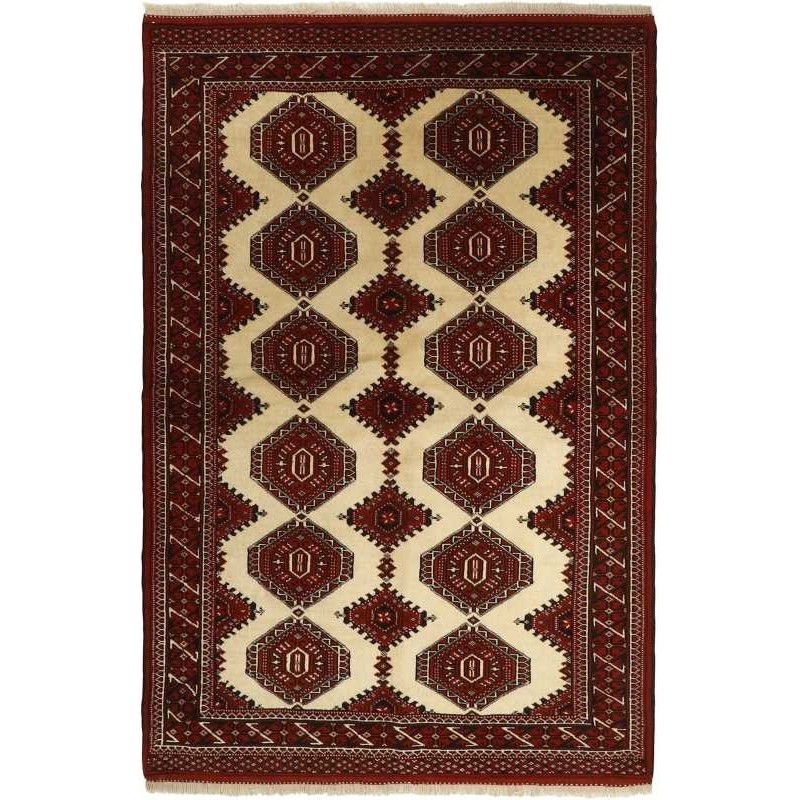 tappeto persia torkaman fine cm 135x197 