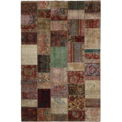 tappeto persia vintage patchwork cm 198x298 