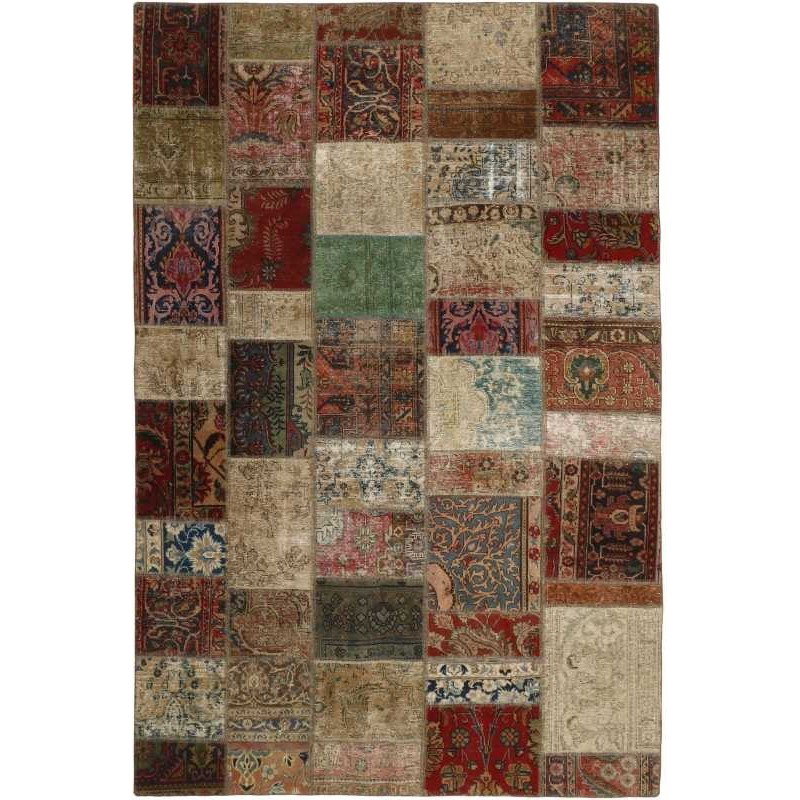 tappeto persia vintage patchwork cm 198x293 