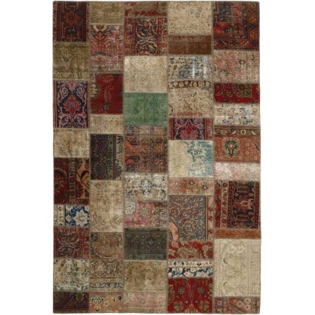 tappeto persia vintage patchwork cm 198x293 