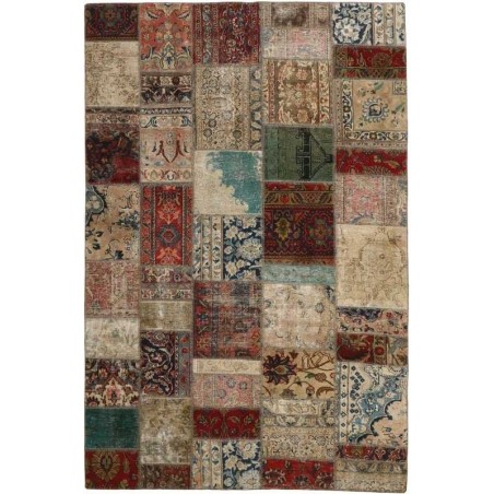 tappeto persia vintage patchwork cm 196x297 