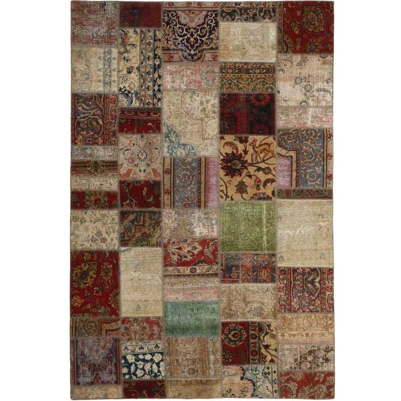 tappeto persia vintage patchwork cm 200x295 