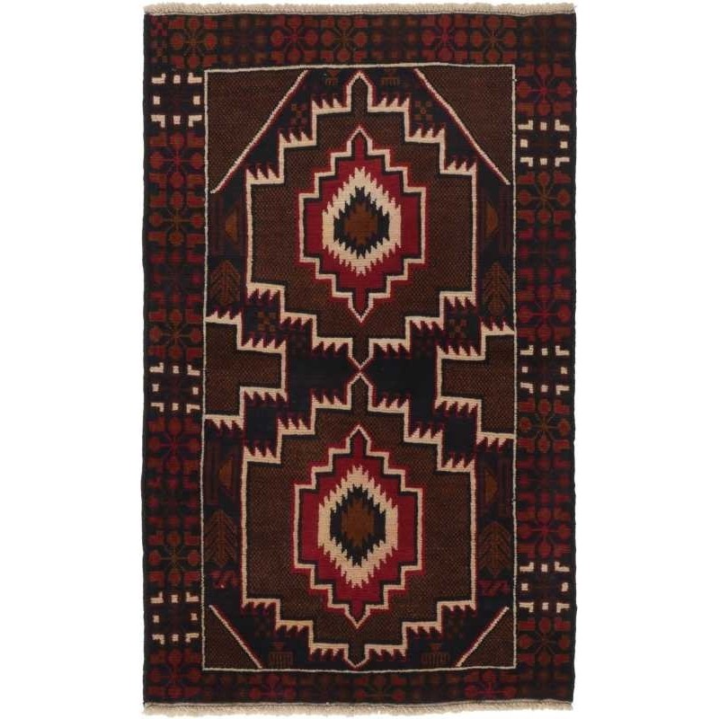 tappeto afghanistan afghan old balutch cm 87x136 