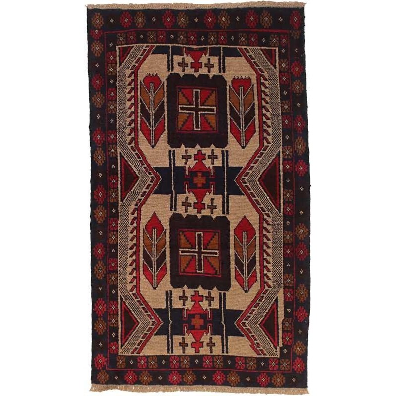 tappeto afghanistan afghan old balutch cm 106x179 
