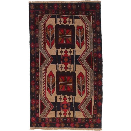 tappeto afghanistan afghan old balutch cm 106x179 