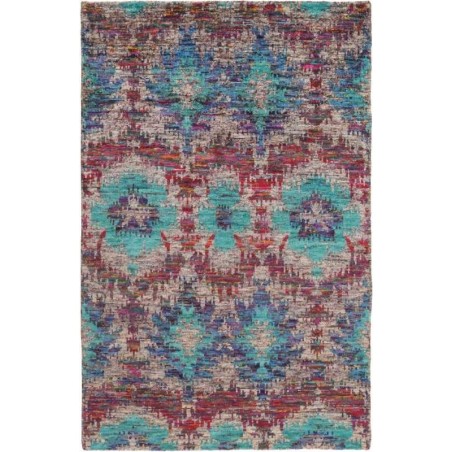 tappeto india sari seta cm 140x200 