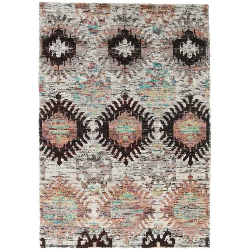 tappeto india sari seta cm 140x200 