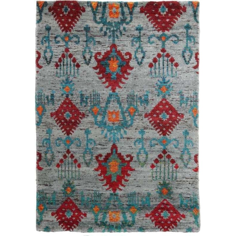 tappeto india sari seta cm 140x200 