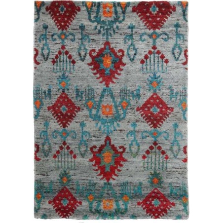 tappeto india sari seta cm 140x200 