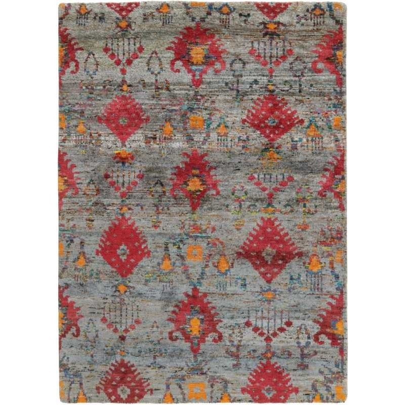 tappeto india sari seta cm 170x240 