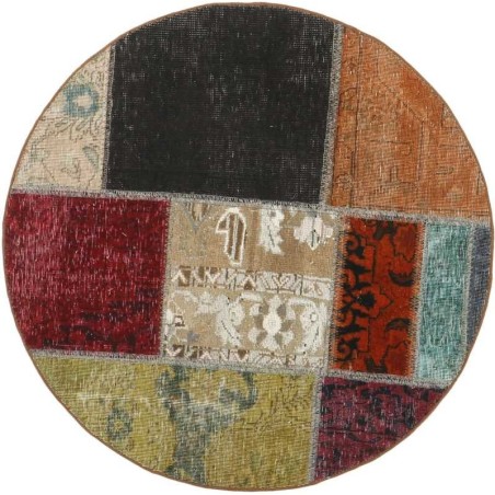 tappeto persia vintage patchwork cm 100x100