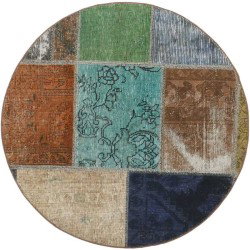 tappeto persia vintage patchwork cm 100x100