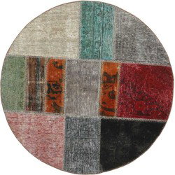 tappeto persia vintage patchwork cm 100x100