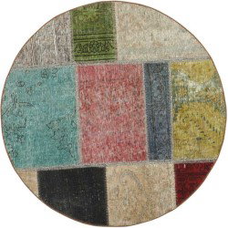 tappeto persia vintage patchwork cm 100x100