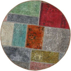 tappeto persia vintage patchwork cm 100x100