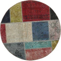 tappeto persia vintage patchwork cm 100x100