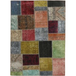 tappeto persia vintage patchwork cm 147x200