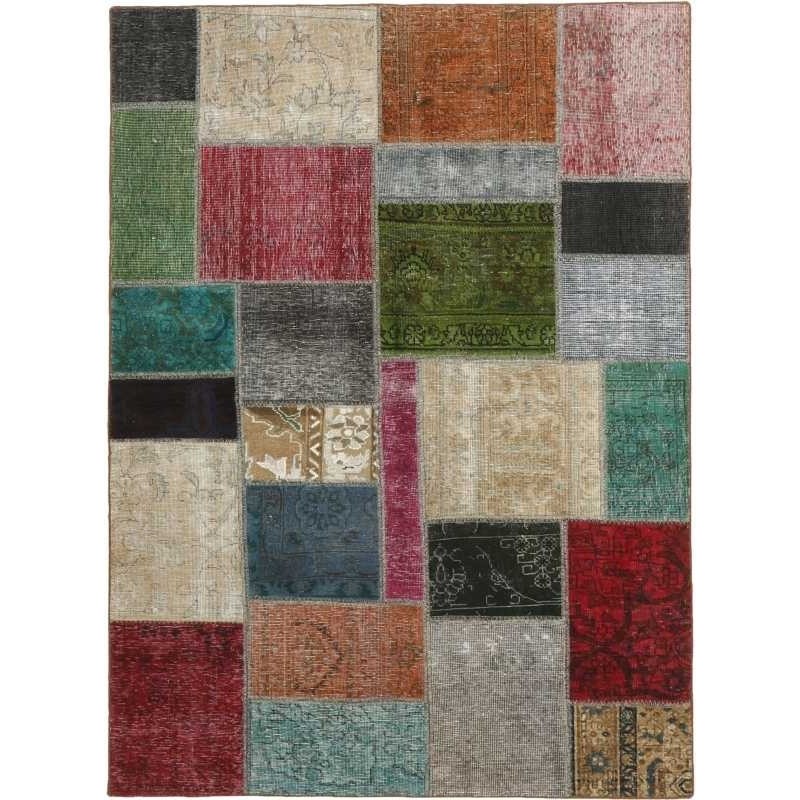 tappeto persia vintage patchwork cm 146x200