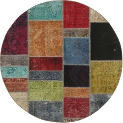 tappeto persia vintage patchwork cm 150x150