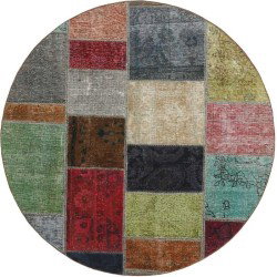 tappeto persia vintage patchwork cm 150x150