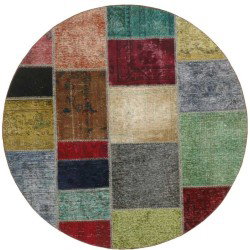 tappeto persia vintage patchwork cm 150x150