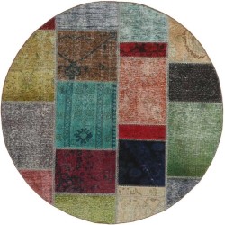tappeto persia vintage patchwork cm 150x150