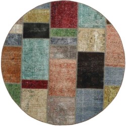 tappeto persia vintage patchwork cm 150x150