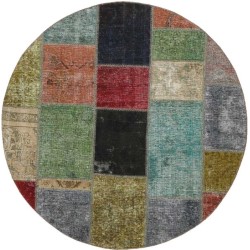tappeto persia vintage patchwork cm 150x150