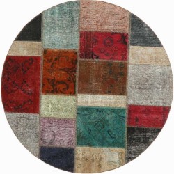 tappeto persia vintage patchwork cm 150x150
