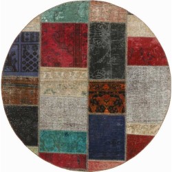 tappeto persia vintage patchwork cm 150x150