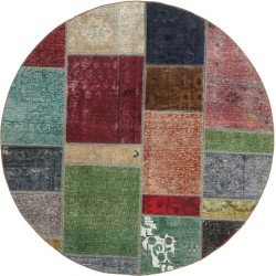 tappeto persia vintage patchwork cm 150x150