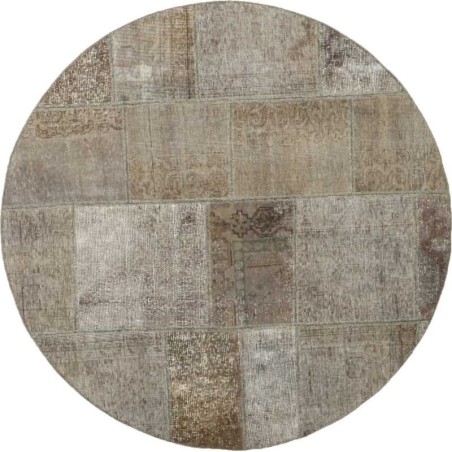 tappeto persia vintage patchwork cm 150x150